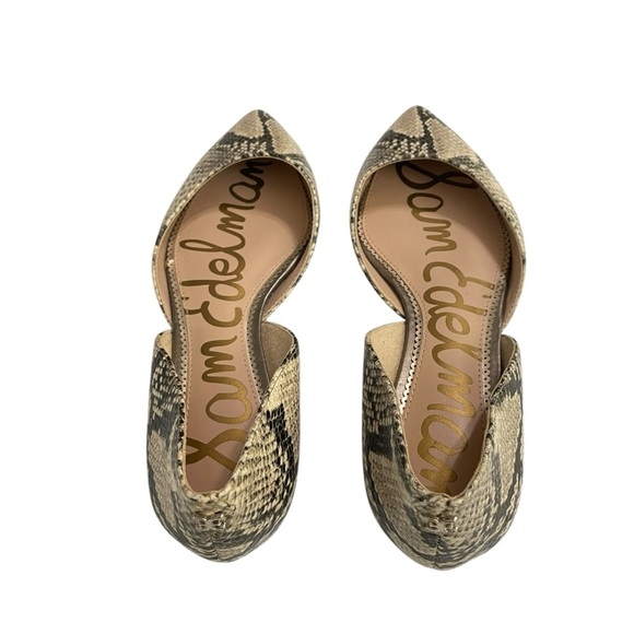 SAM EDELMAN Leather D'Orsay Flat Shoes size 8 - Picture 9 of 13